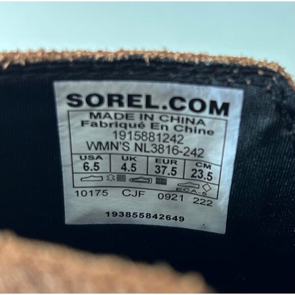 Sorel Women’s Size 6.5‎ Leather & Suede Tan Evie Chelsea Bootie - Picture 7 of 7